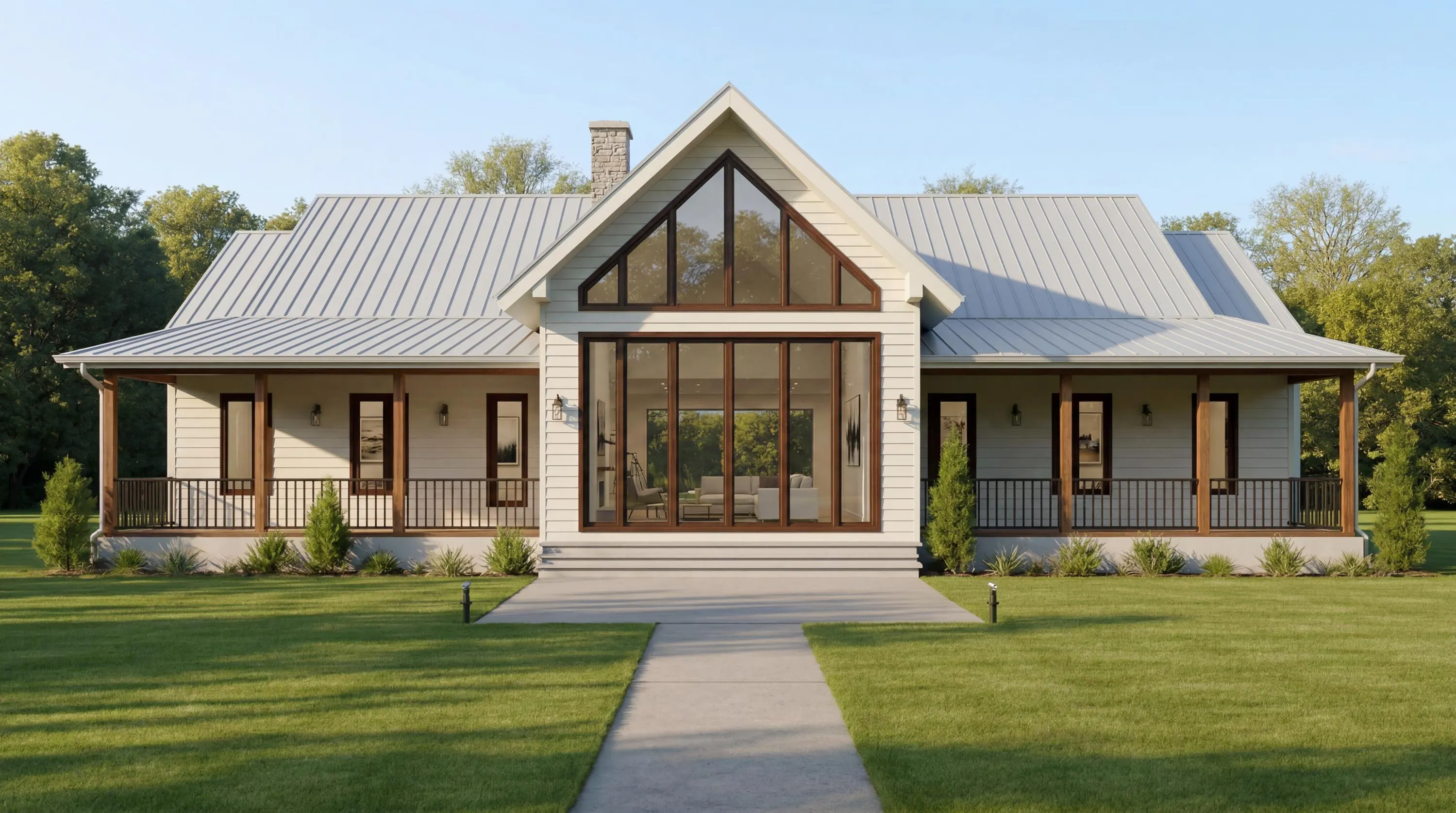 Modern Farmhouse House Plan 3 Bed 2 Bath, 2300 Sq Ft Single Story