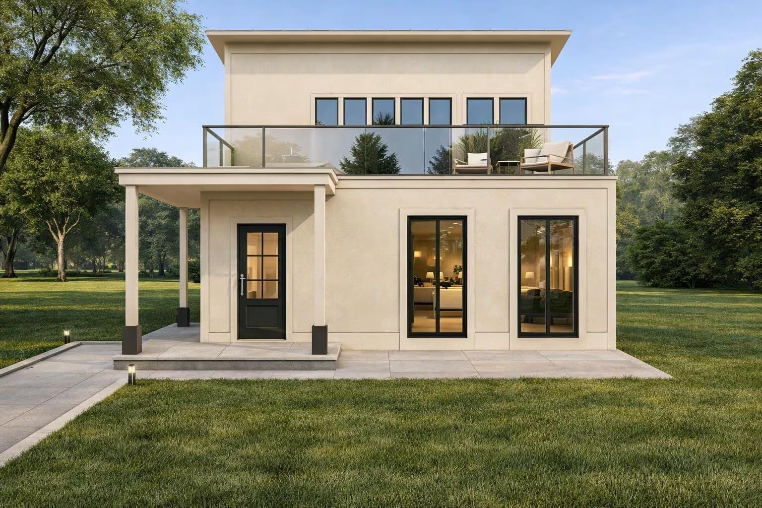 Modern Farmhouse House Plan 1248 Sq Ft | 2 Bedroom 2 Bathroom | Two Story Home